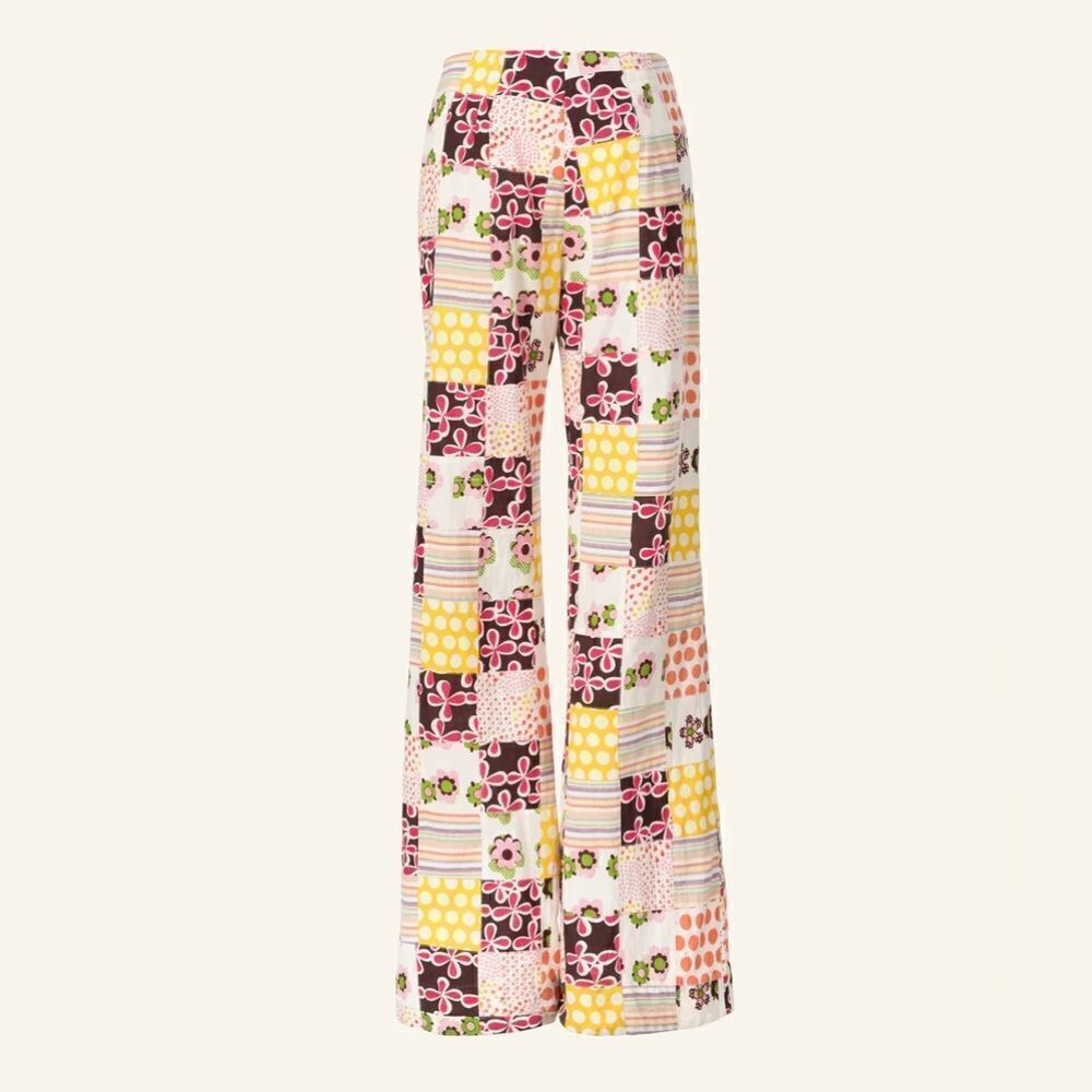 NWT Alix‎ of Bohemia Charlie Preppy Patchwork Pants sz S